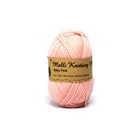 Knitting Yarn 8 Ply 100gm Baby Pink